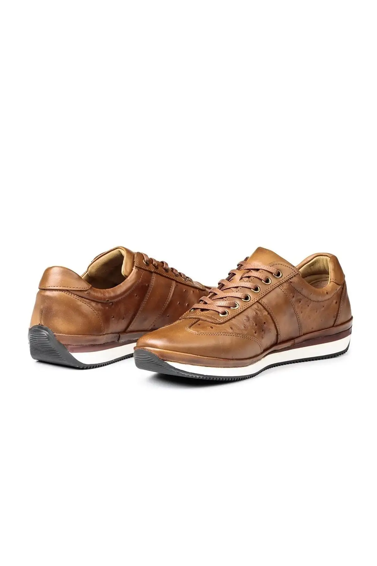 شترمرغ 2 کفش روزانه مردانه چرم ، کفش های گاه به گاه ، کفش 100 ٪ چرمی - 2865 شترمرغ 2 کفش روزانه مردانه چرم ، کفش های گاه به گاه ، کفش 100 ٪ چرمی - 2865