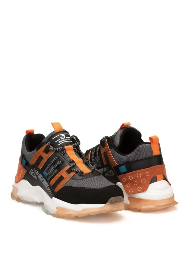DS Albers Black Orange Men Sneaker - 2688