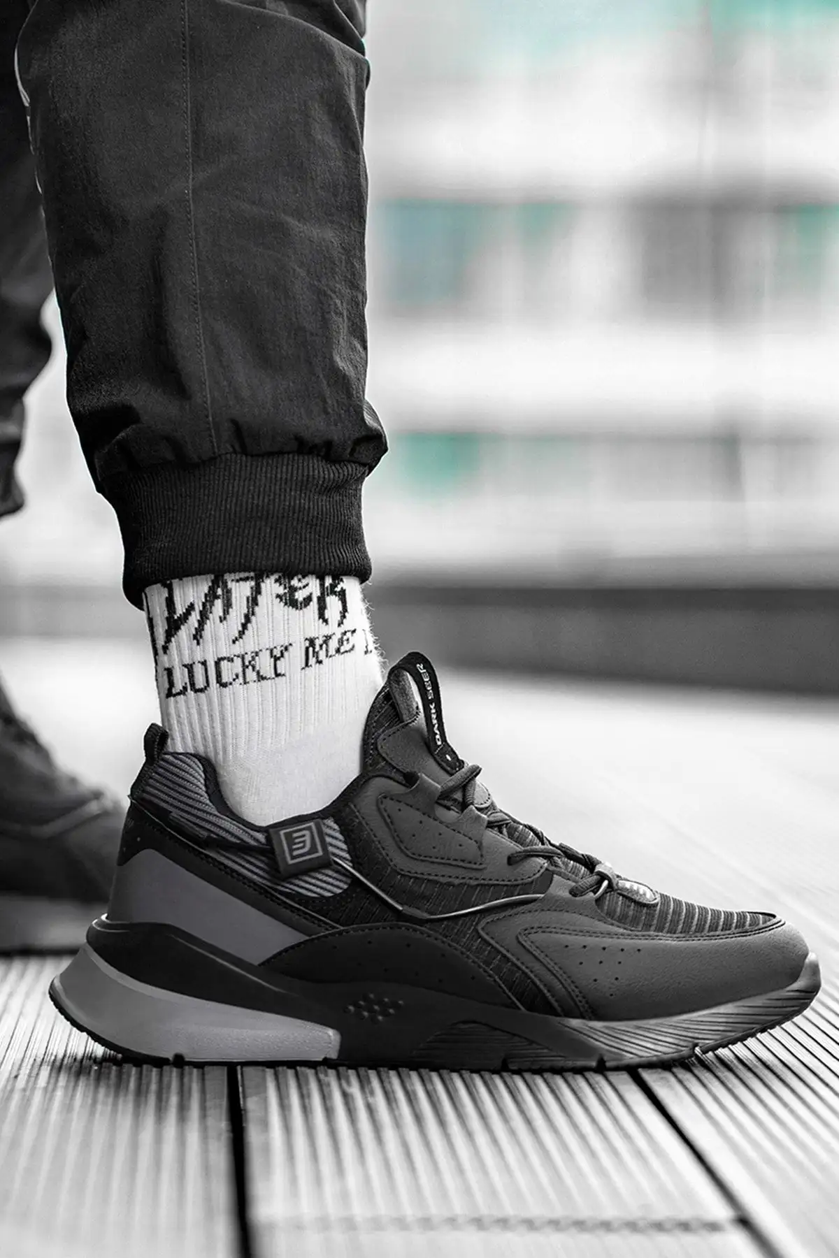 کفش ورزشی Unisex دودی سیاه - 2612 کفش ورزشی Unisex دودی سیاه - 2612