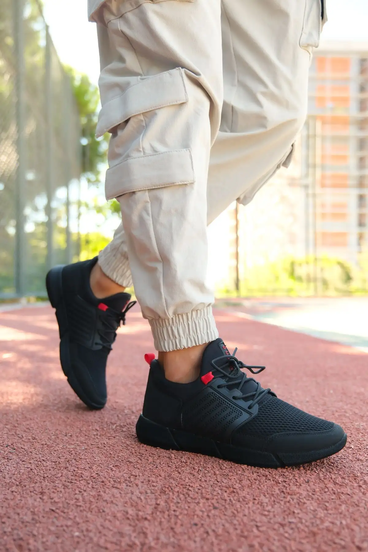 کفش ورزشی سیاه پوست سیاه 0012105 - 2620 کفش ورزشی سیاه پوست سیاه 0012105 - 2620