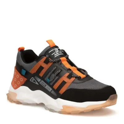 DS Albers Black Orange Men Sneaker - 2688