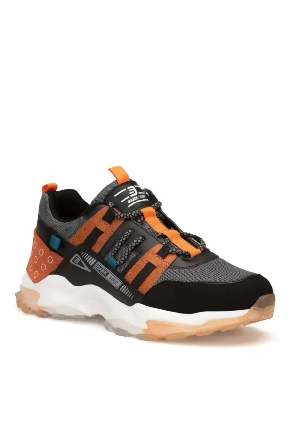 DS Albers Black Orange Men Sneaker - 2688