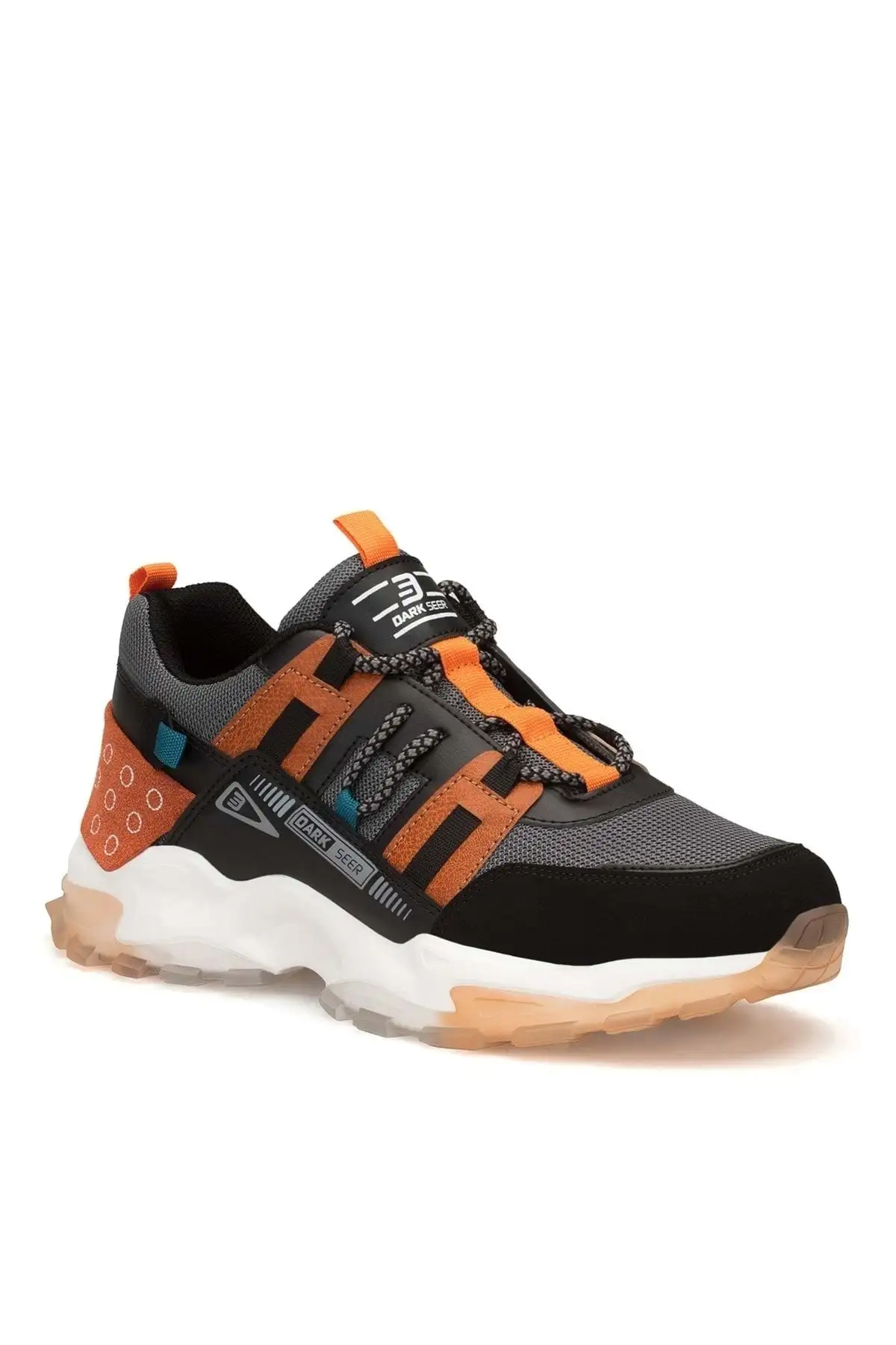 DS Albers Black Orange Men Sneaker - 2688 DS Albers Black Orange Men Sneaker - 2688
