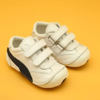 کفش های سفید قدم سفید کودک یونیزکس B108 - 2738