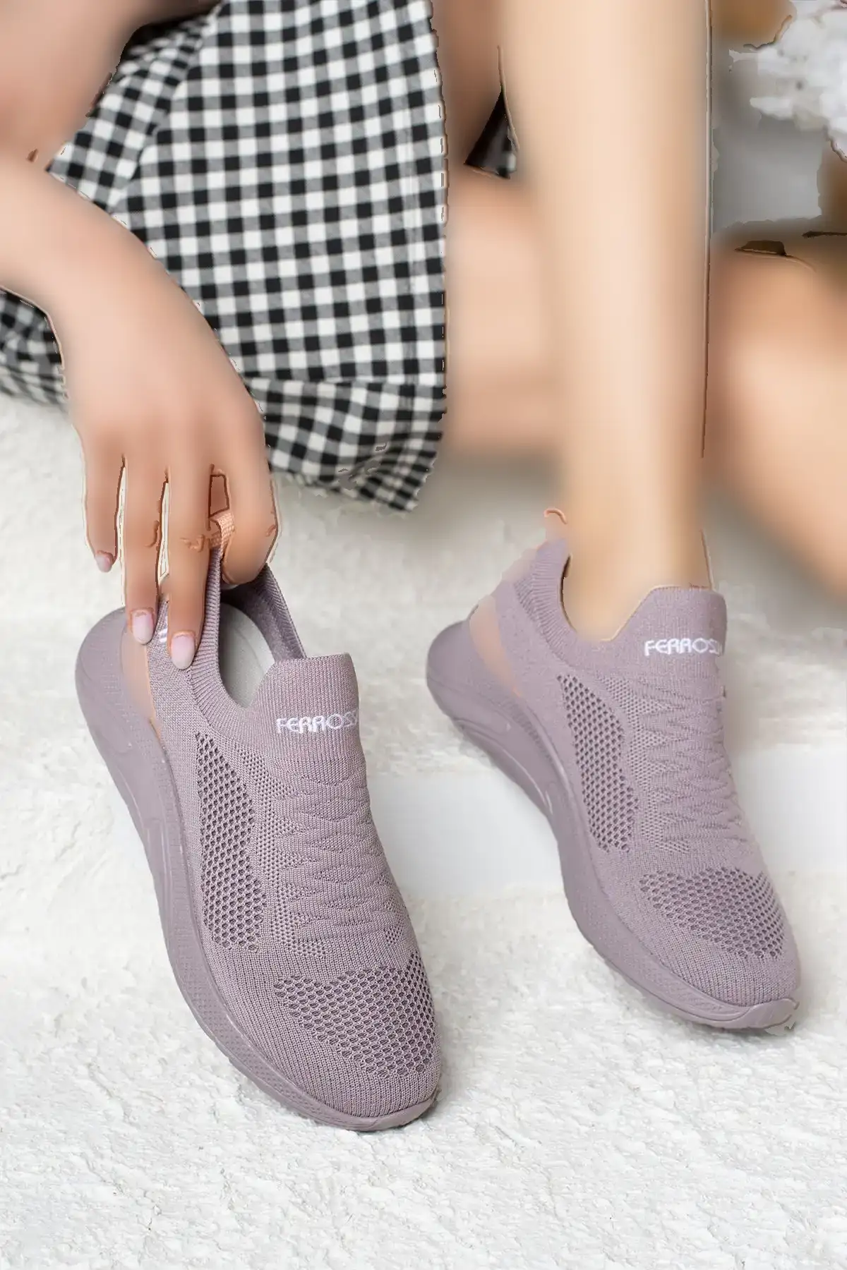 روزانه مرد مرد زن LILA کفش ورزشی تنفس نوری پیاده روی بدون کفش بدون کفش ESNASPOR 041f - 2591 روزانه مرد مرد زن LILA کفش ورزشی تنفس نوری پیاده روی بدون کفش بدون کفش ESNASPOR 041f - 2591