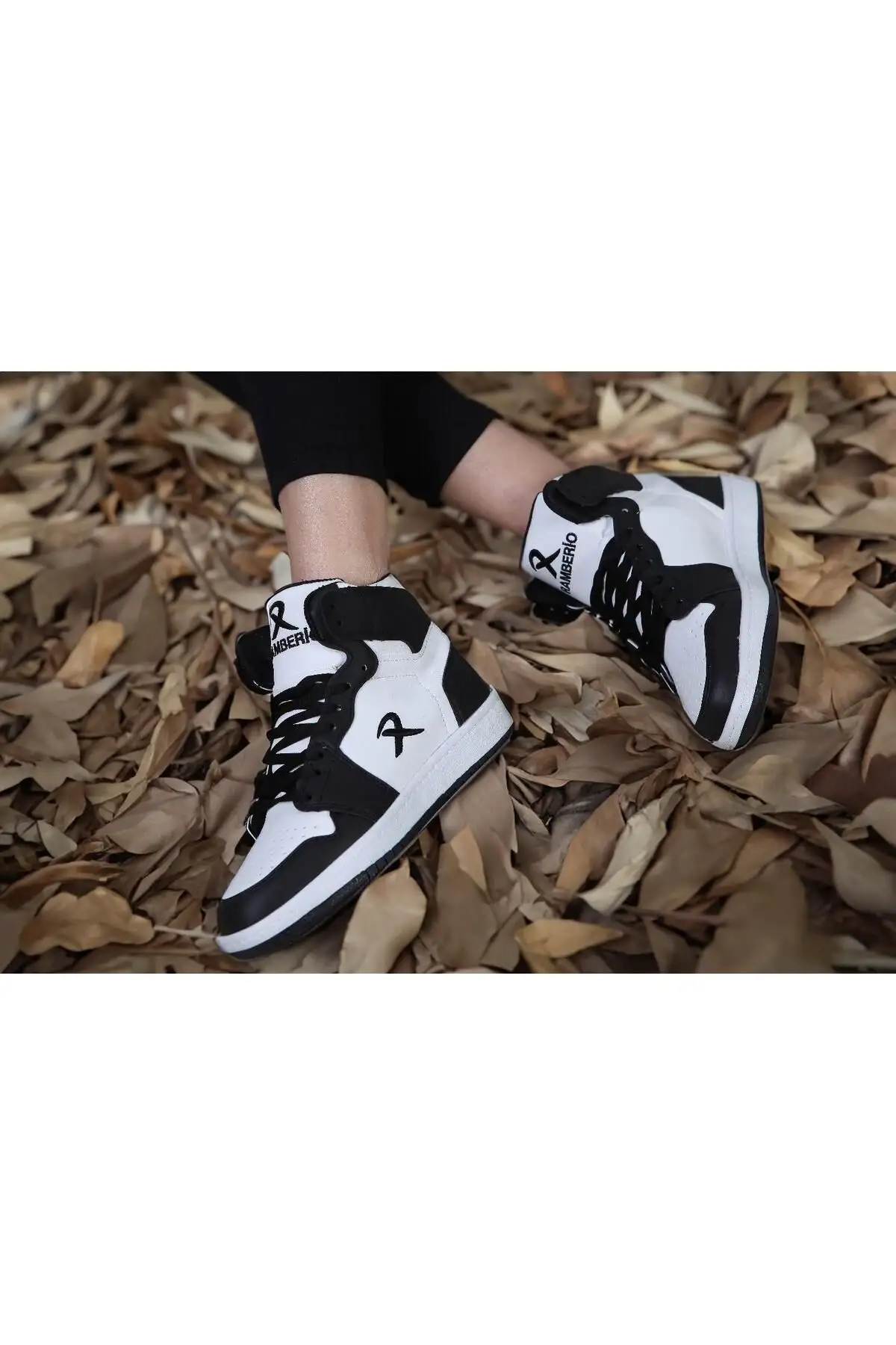 کفش ورزشی بلند سبد سیاه Snekaer - 2967