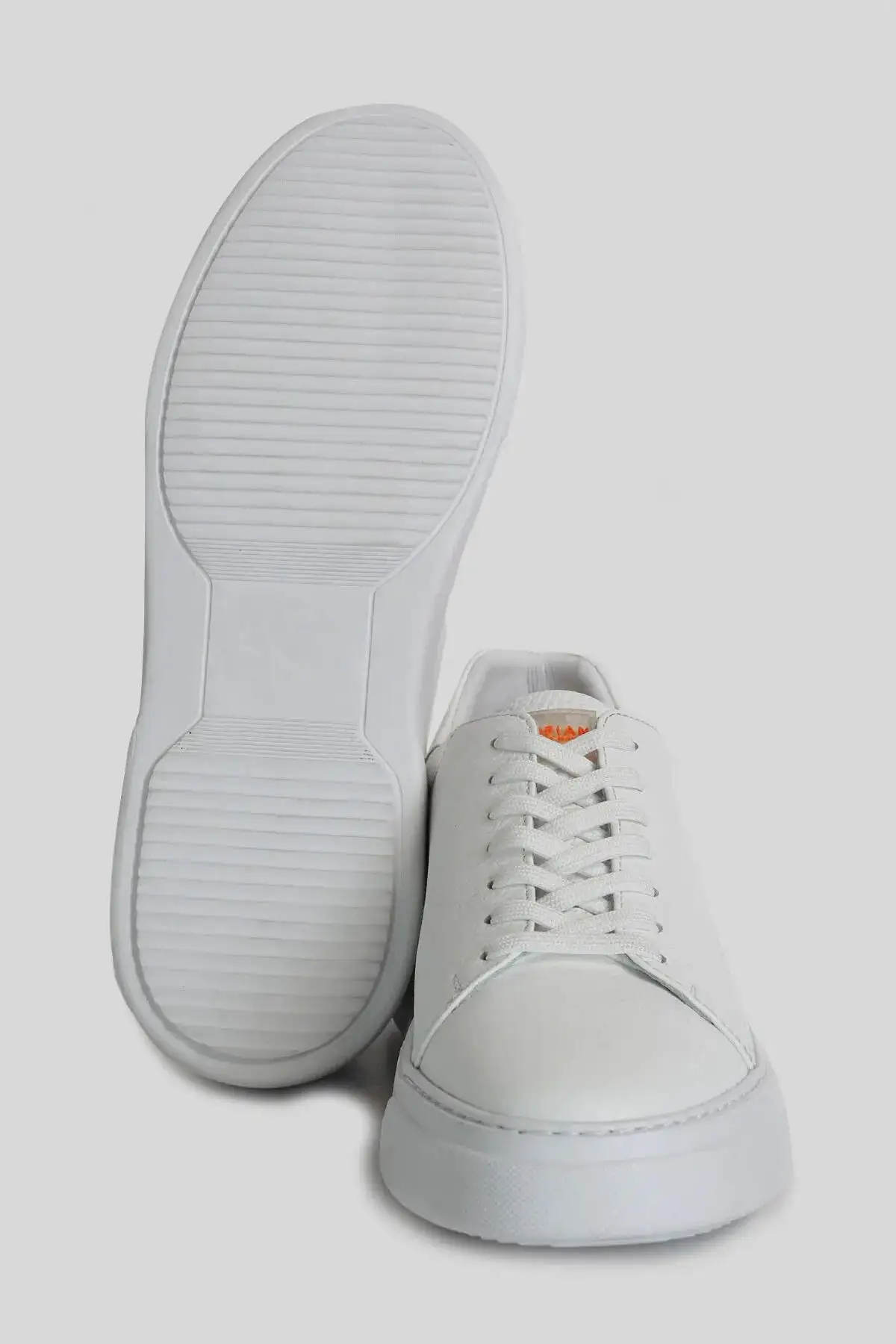 کفش کفش ورزشی چرمی Tommy Men White - 2570 کفش کفش ورزشی چرمی Tommy Men White - 2570