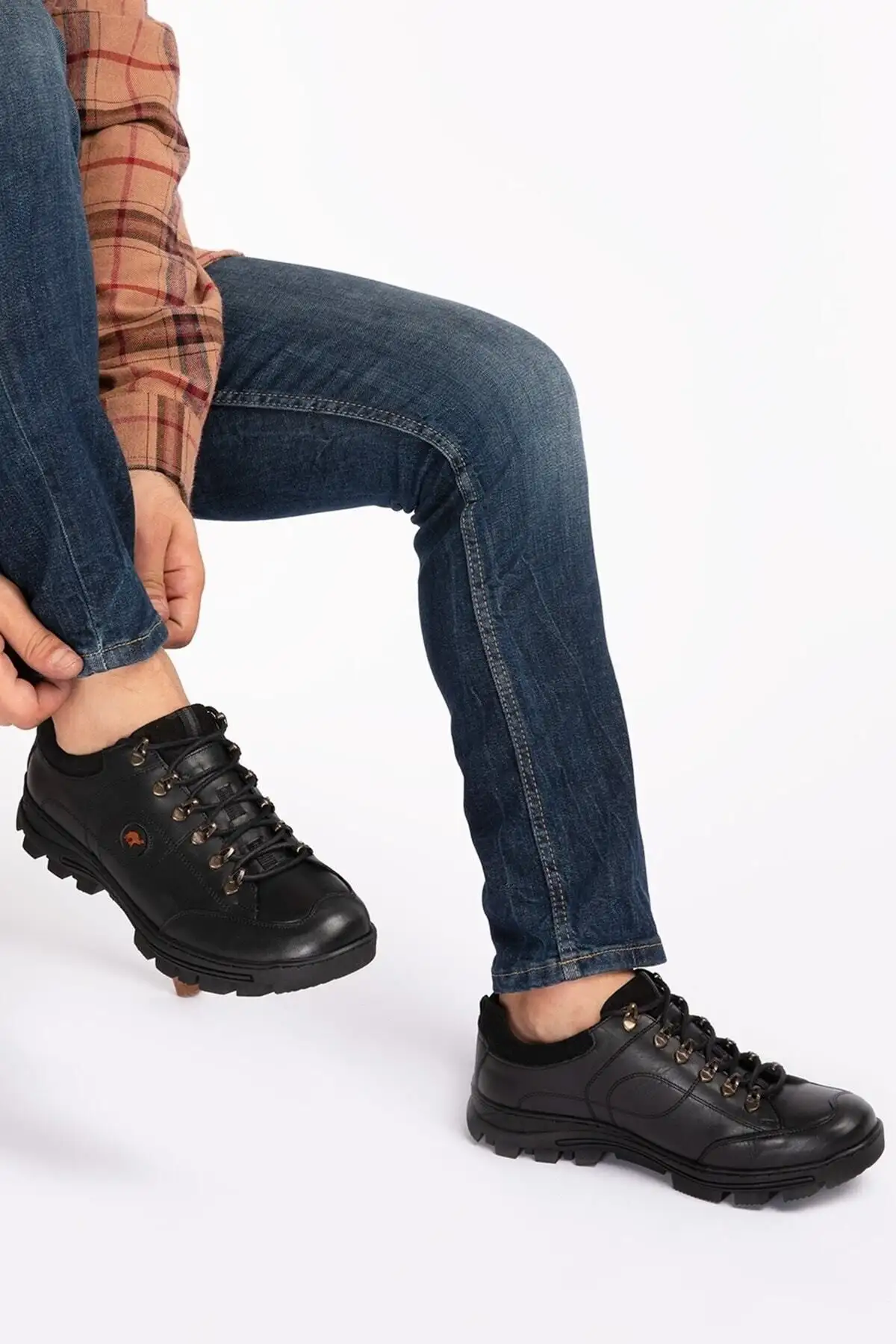 کفش های چرمی واقعی ، بخیه ، آب و ضد سرماخوردگی کفش های زمستانی مردانه - 2562 کفش های چرمی واقعی ، بخیه ، آب و ضد سرماخوردگی کفش های زمستانی مردانه - 2562