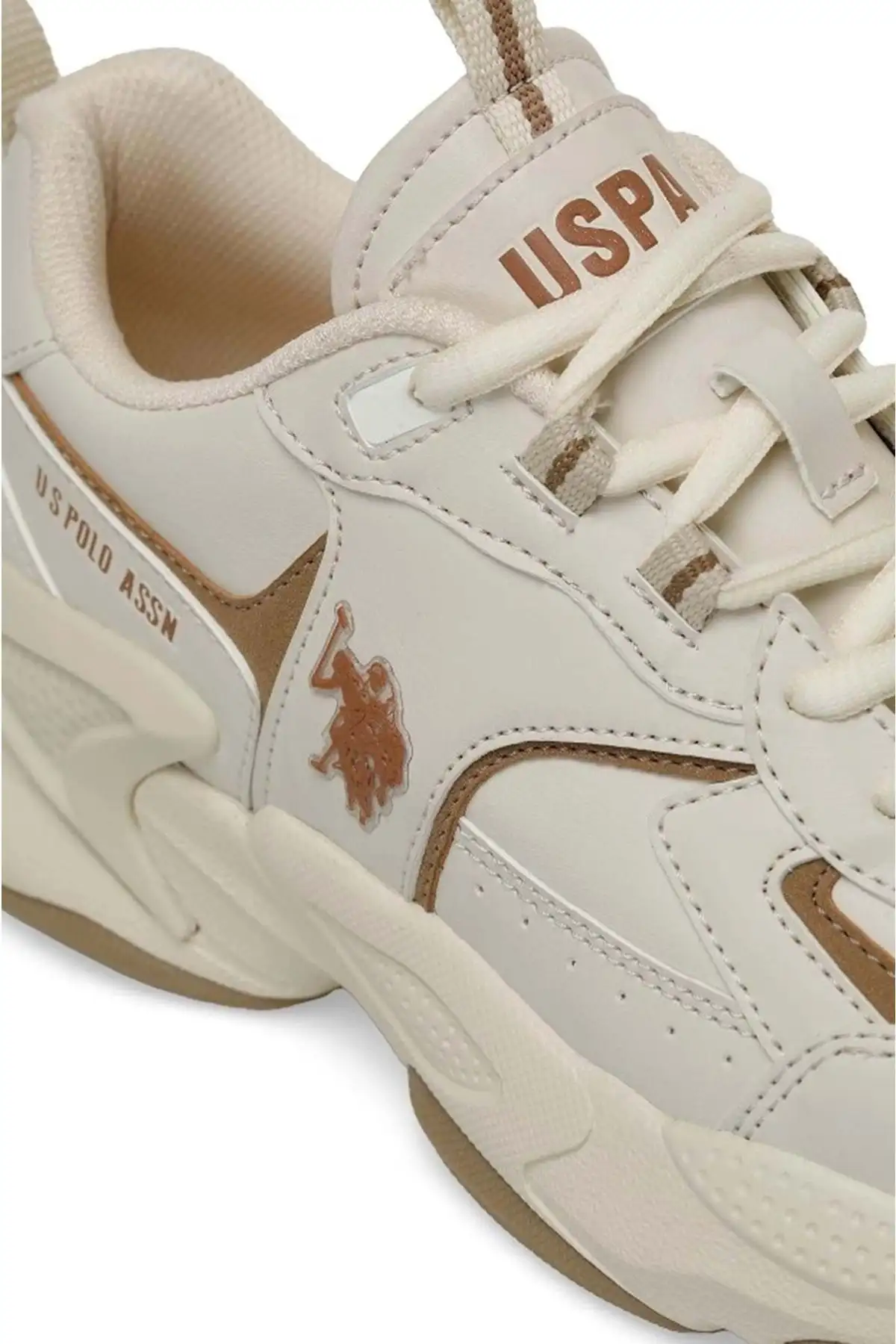 پایه Polo Assn isabella unisex sport کفش بژ - 3003 پایه Polo Assn isabella unisex sport کفش بژ - 3003