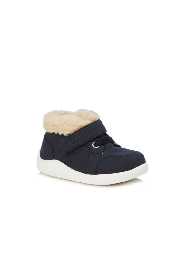 Tinky Furry Unisex First Step Navy Blue Daily Shoes - 2750