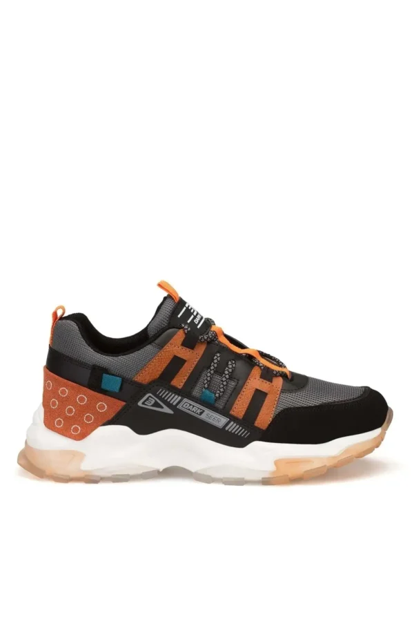 DS Albers Black Orange Men Sneaker - 2688