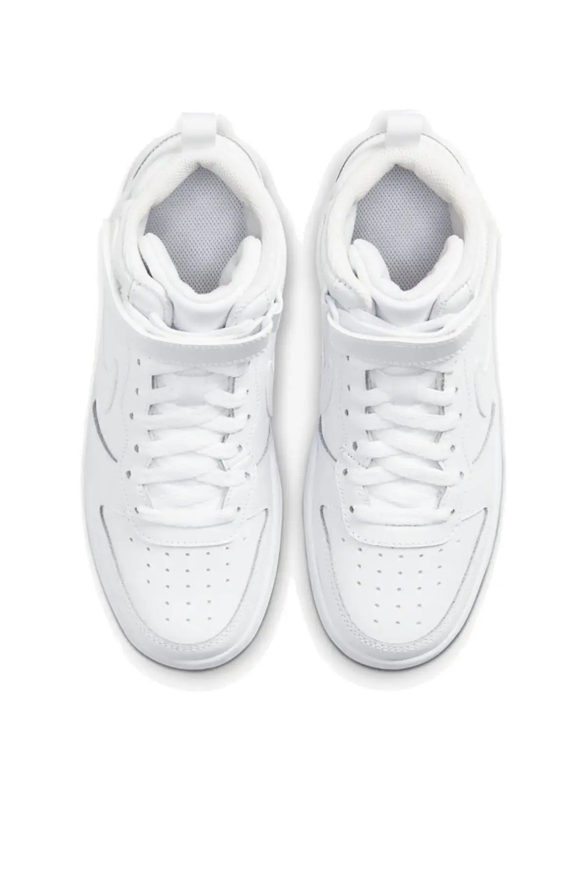 کفش ورزشی مردانه و زنانه Court Borough Mid 2 سفید Cd7782-100 - 3146