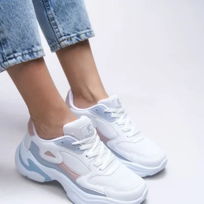 سماور زنانه سفید صورتی آبی - 3192