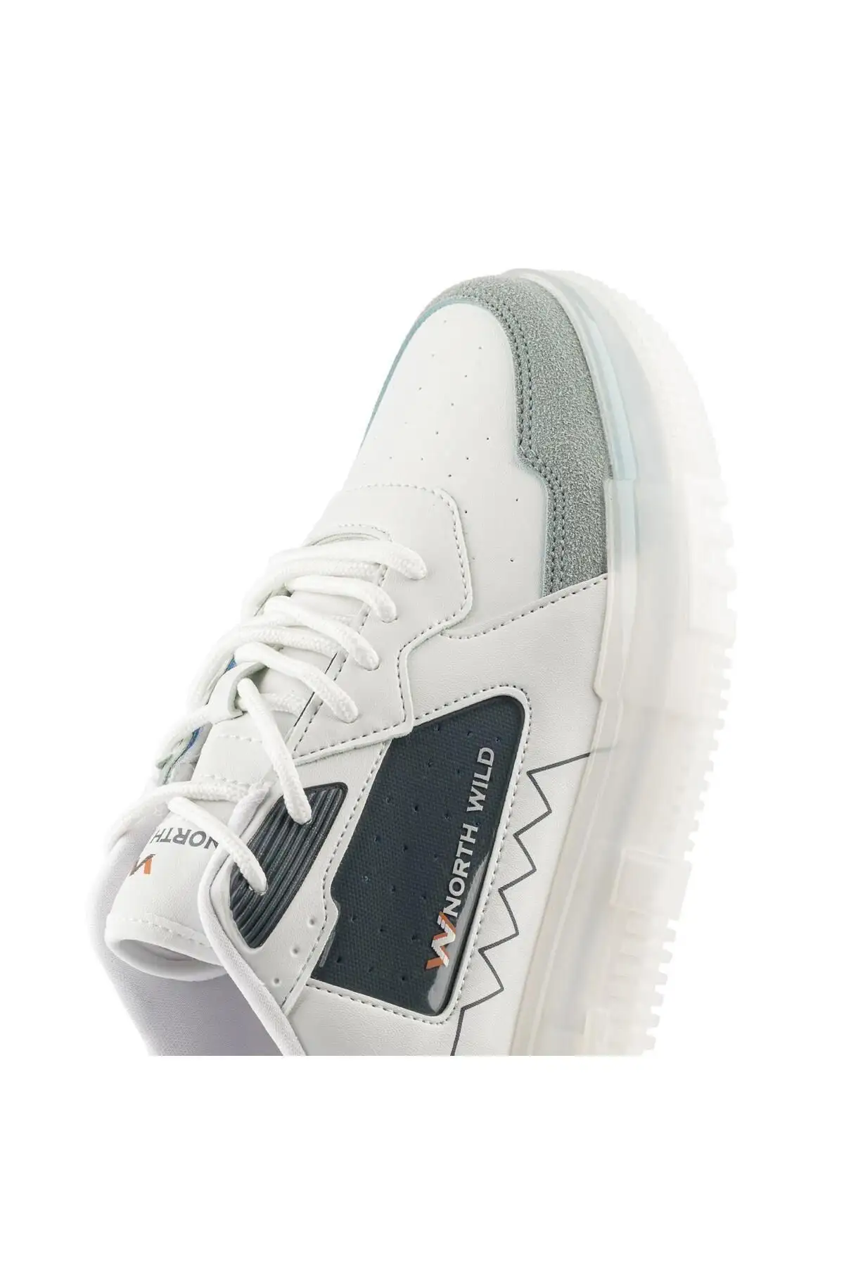 کفش ورزشی یونیسکس پلنت - سفید آبی - 3191 کفش ورزشی یونیسکس پلنت - سفید آبی - 3191