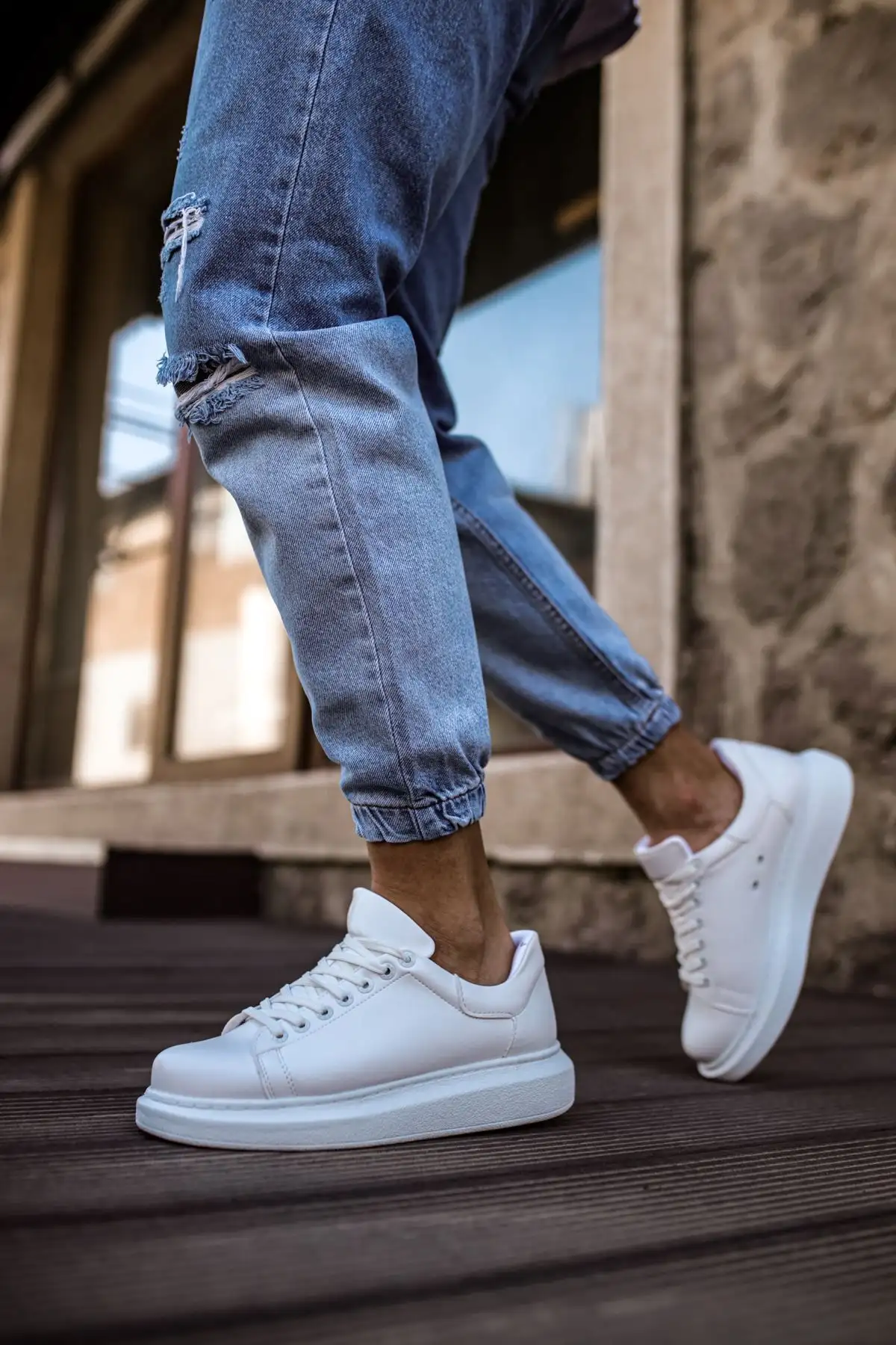 چ257 کفش مردانه استرلا سفید - 2874 چ257 کفش مردانه استرلا سفید - 2874