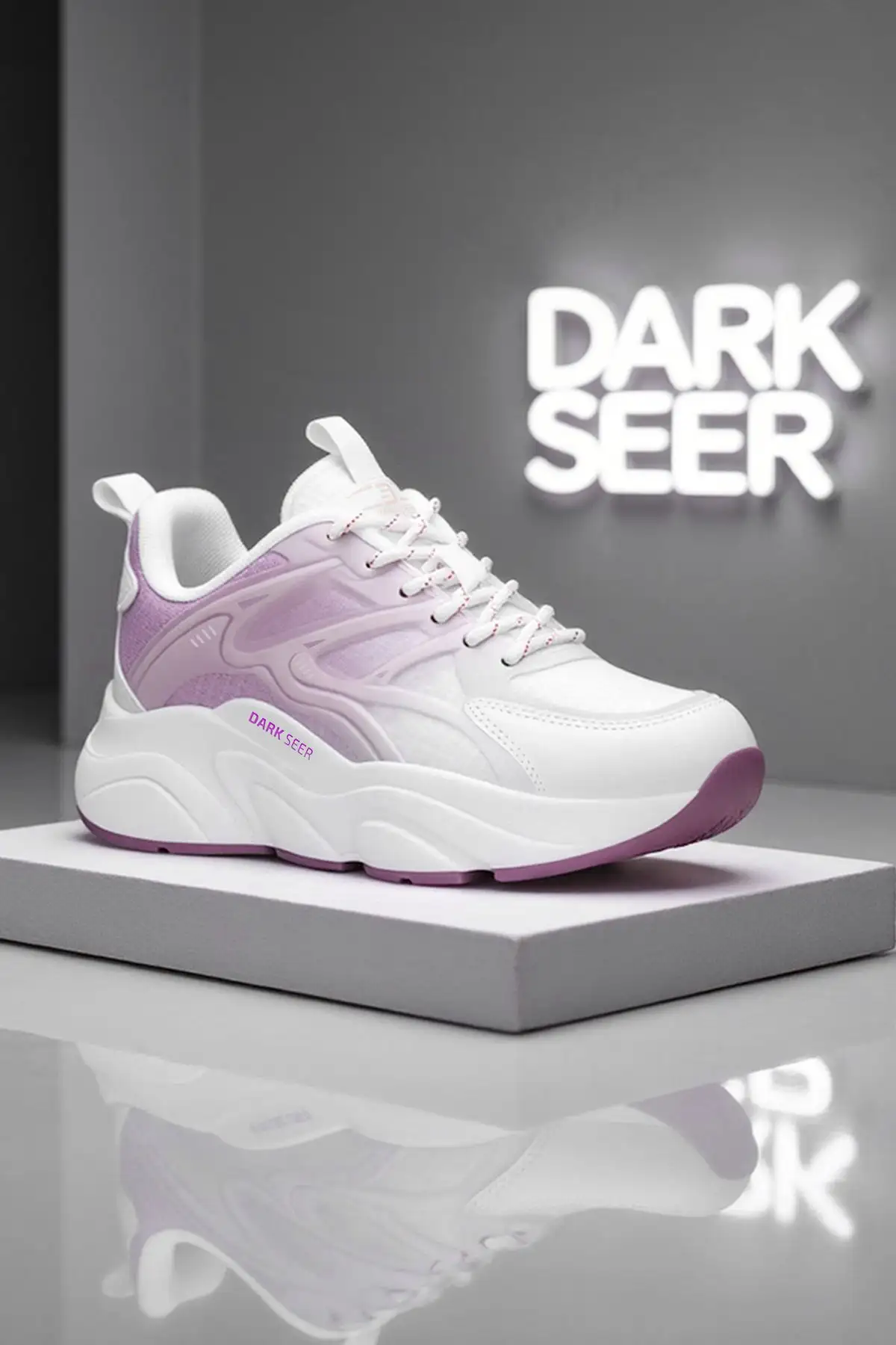 DS Storm White Lila Unisex کفش ورزشی - 3079 DS Storm White Lila Unisex کفش ورزشی - 3079