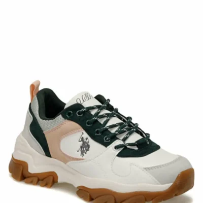 کفش ورزشی زنانه آوت‌دور ترک‌کی سفید سبز صورتی 101038455 - 3120