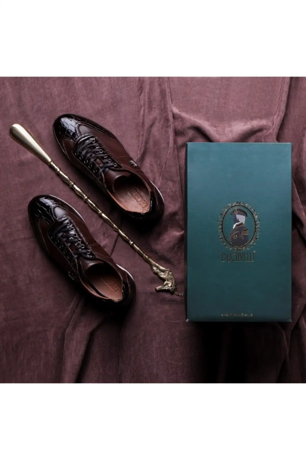 کفش روزمره مردانه با چرم طبیعی مارولوس - قهوه ای - 2867