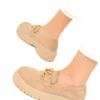 کفش تخت زنانه TEN SUET کفش loafer زنانه 17485 - 3233