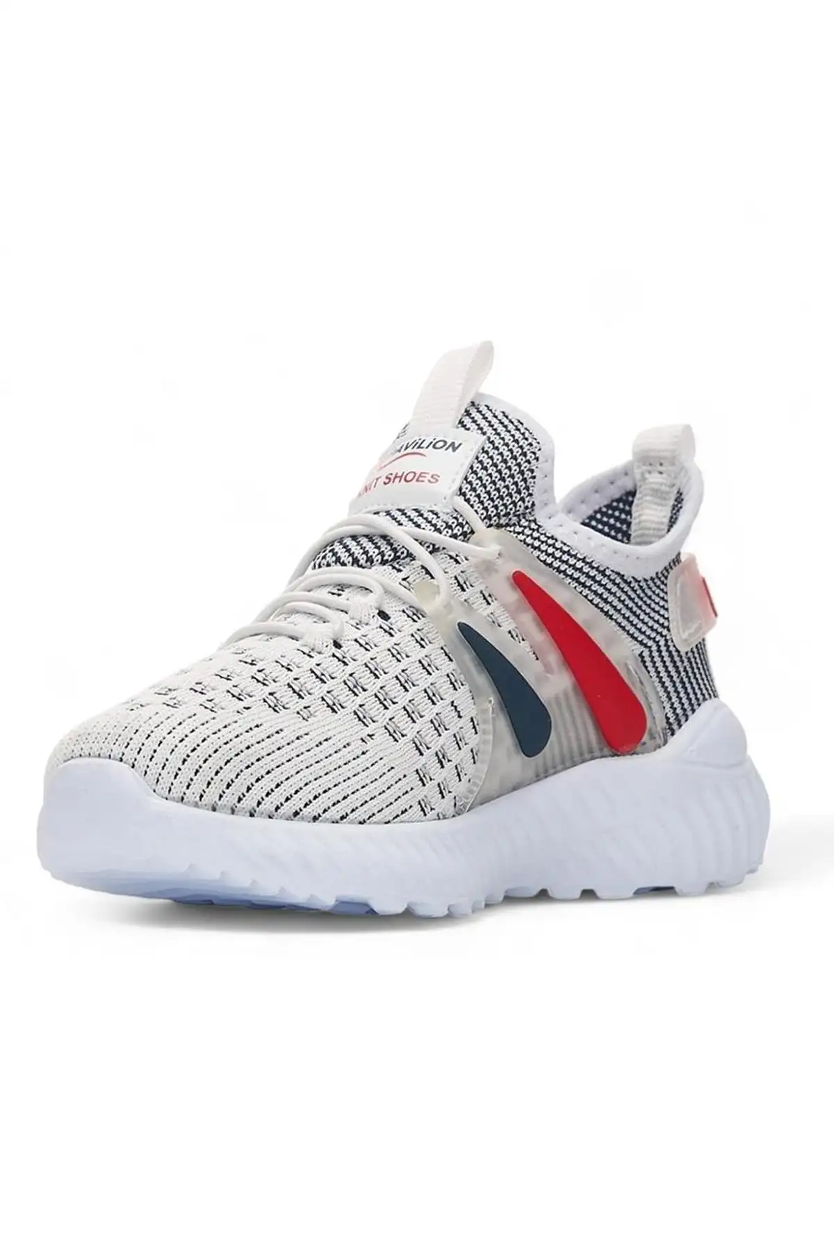 کودک Unisex روزانه لاکی لاکی سفید انعطاف پذیر کفش ورزشی سبک بخار سبک - 3050