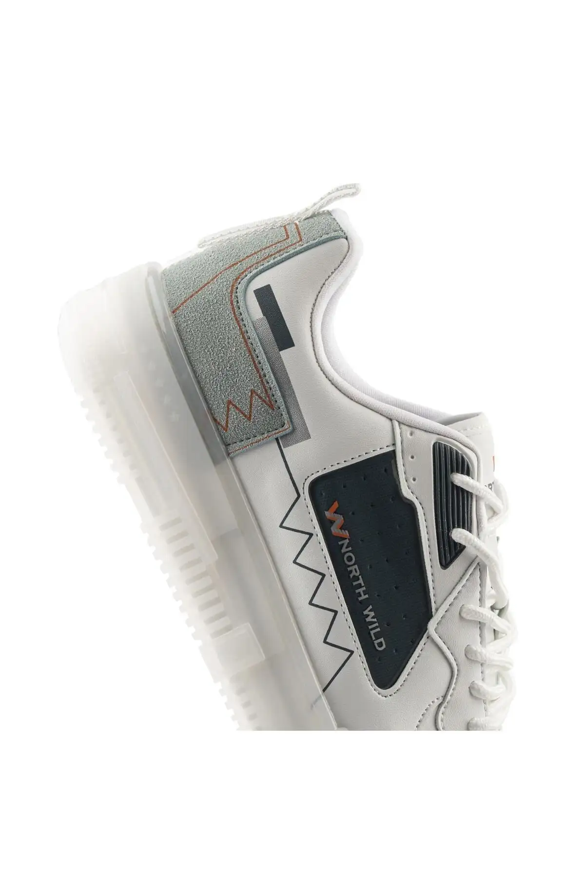 کفش ورزشی یونیسکس پلنت - سفید آبی - 3191 کفش ورزشی یونیسکس پلنت - سفید آبی - 3191