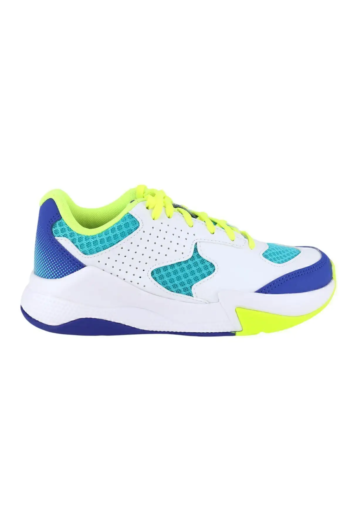 کفش والیبال کودک - سفید / آبی / سبز - مدل Vs100 Confort - 2816 کفش والیبال کودک - سفید / آبی / سبز - مدل Vs100 Confort - 2816