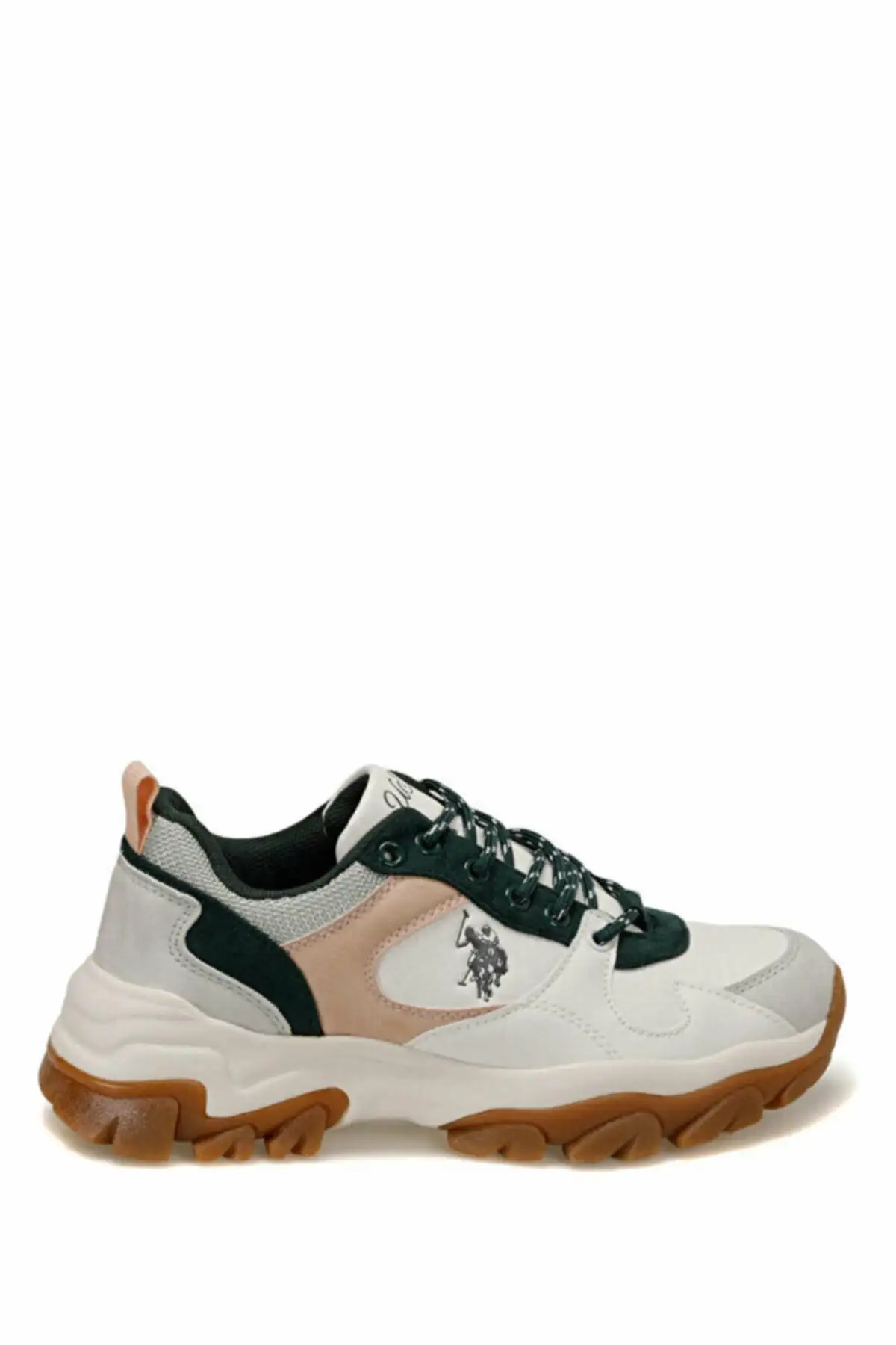 کفش ورزشی زنانه آوتدور ترککی سفید سبز صورتی 101038455 - 3120 کفش ورزشی زنانه آوتدور ترککی سفید سبز صورتی 101038455 - 3120