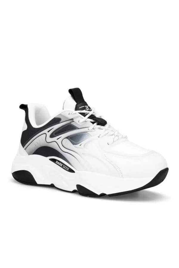 DS Storm White Black unisex کفش ورزشی - 3078