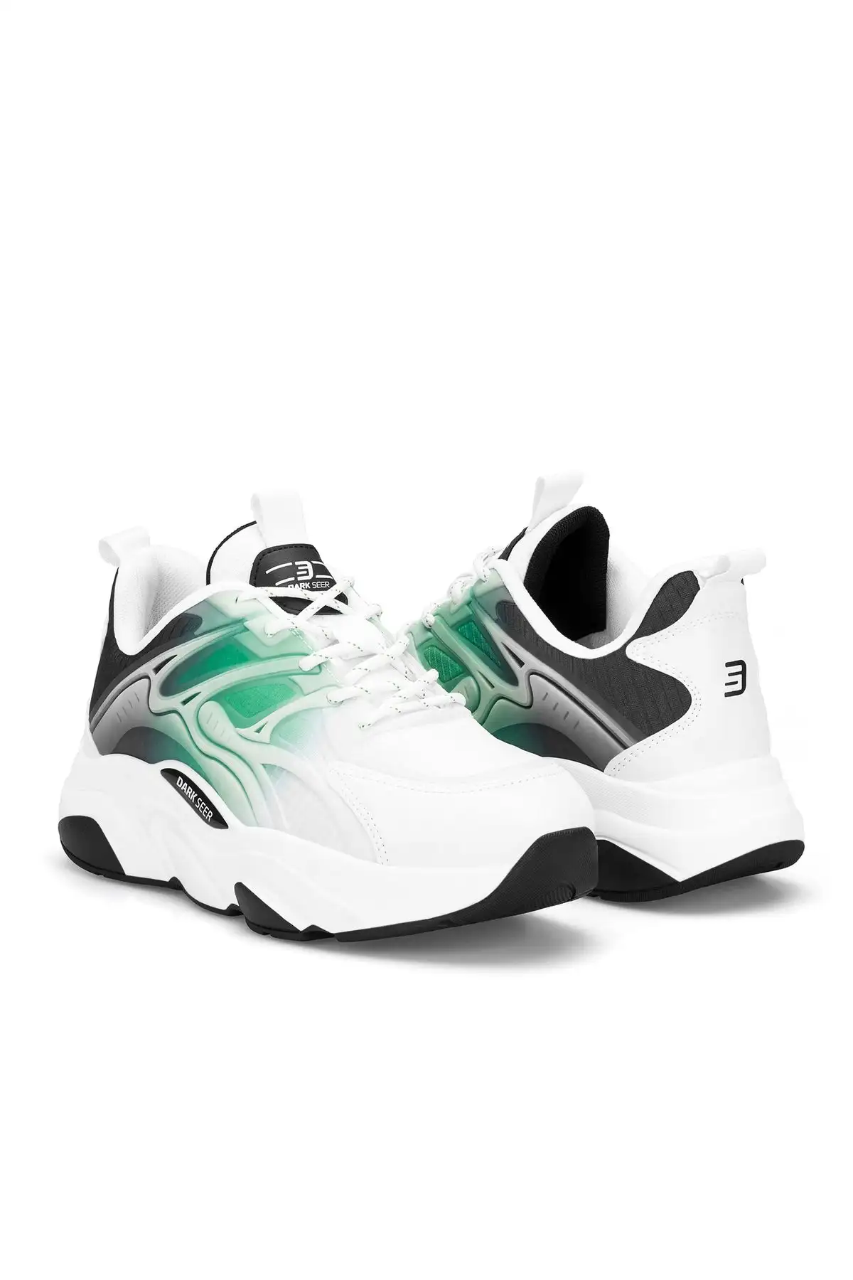 DS Storm White Green Black unisex کفش ورزشی - 3084 DS Storm White Green Black unisex کفش ورزشی - 3084