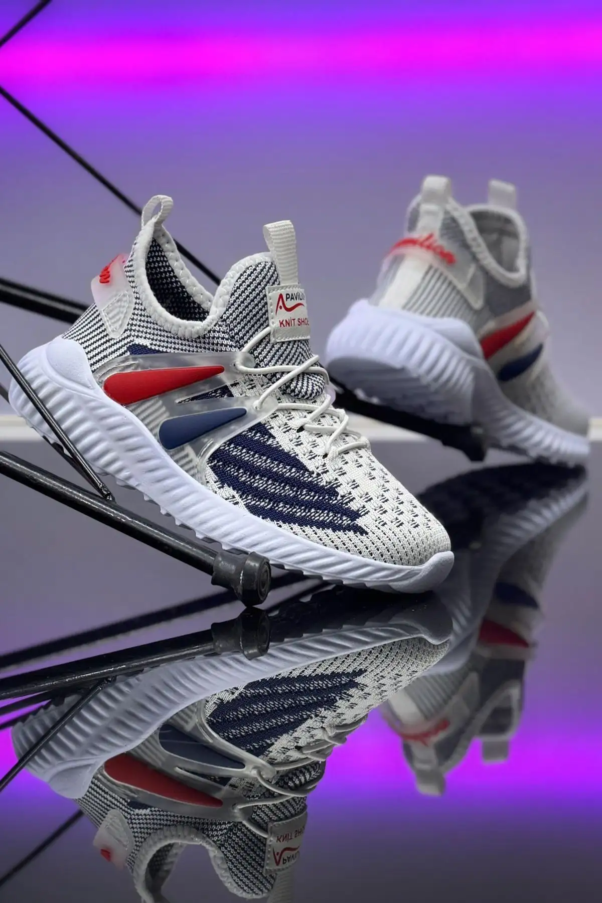 کودک Unisex روزانه لاکی لاکی سفید انعطاف پذیر کفش ورزشی سبک بخار سبک - 3050