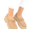 کفش تخت زنانه TEN SUET کفش loafer زنانه 17485 - 3233