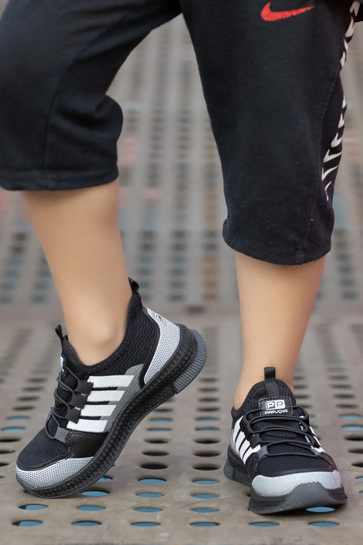 کودک یونیزکس فسفر روزانه دودی سیاه دودی فاقد لباس بافتنی تنفس راحت و انعطاف پذیر کفش ورزشی سبک سبک - 3060 کودک یونیزکس فسفر روزانه دودی سیاه دودی فاقد لباس بافتنی تنفس راحت و انعطاف پذیر کفش ورزشی سبک سبک - 3060