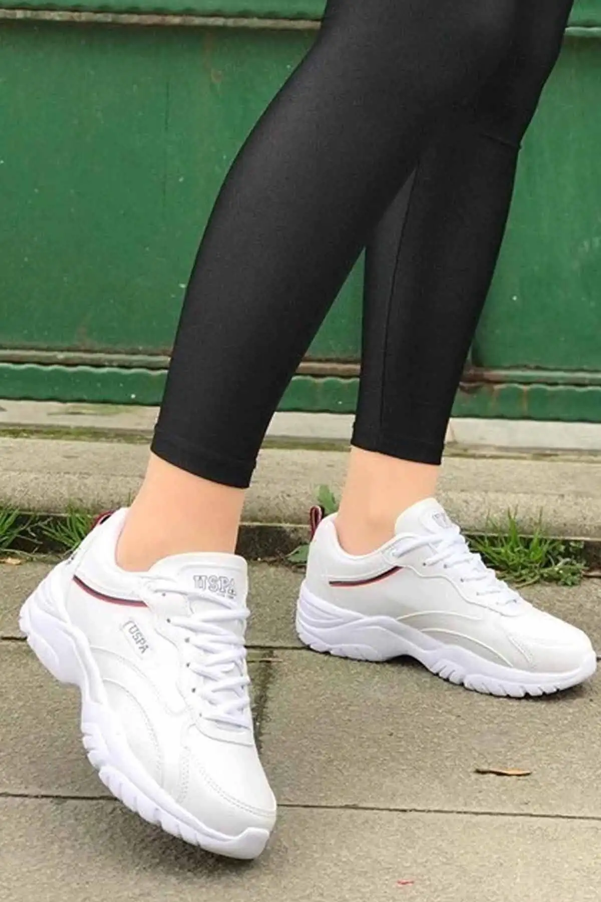 کفش ورزشی روزمره زنانه او اس پولو اسی (US Polo Assn) مدل تریسی با کفی بلند - رنگ سفید - 3133 کفش ورزشی روزمره زنانه او اس پولو اسی (US Polo Assn) مدل تریسی با کفی بلند - رنگ سفید - 3133