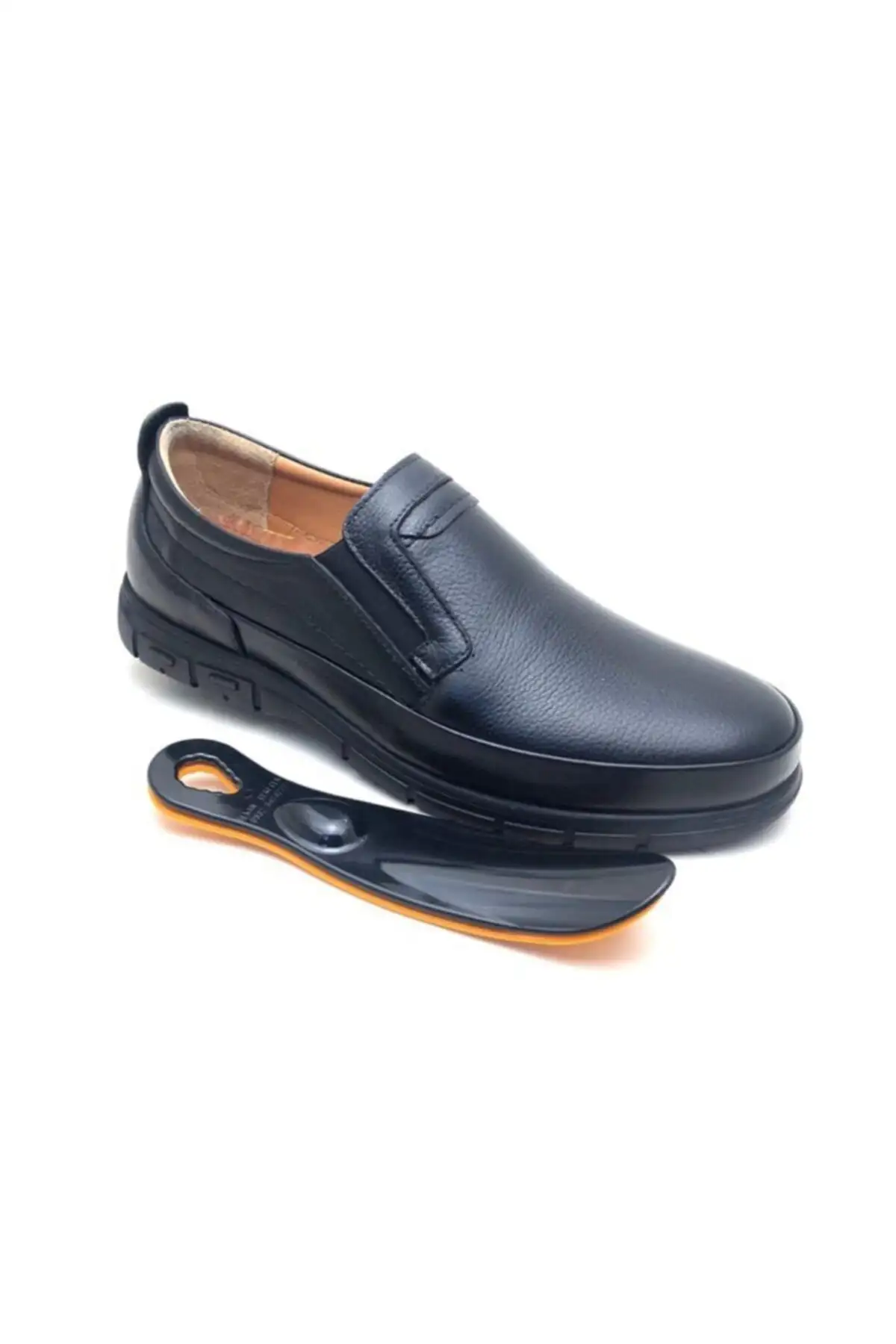 کفش روزمره مردانه  زمستانی  تمام اورتوپدیک از چرم طبیعی - 4664 کفش روزمره مردانه زمستانی تمام اورتوپدیک از چرم طبیعی - 4664