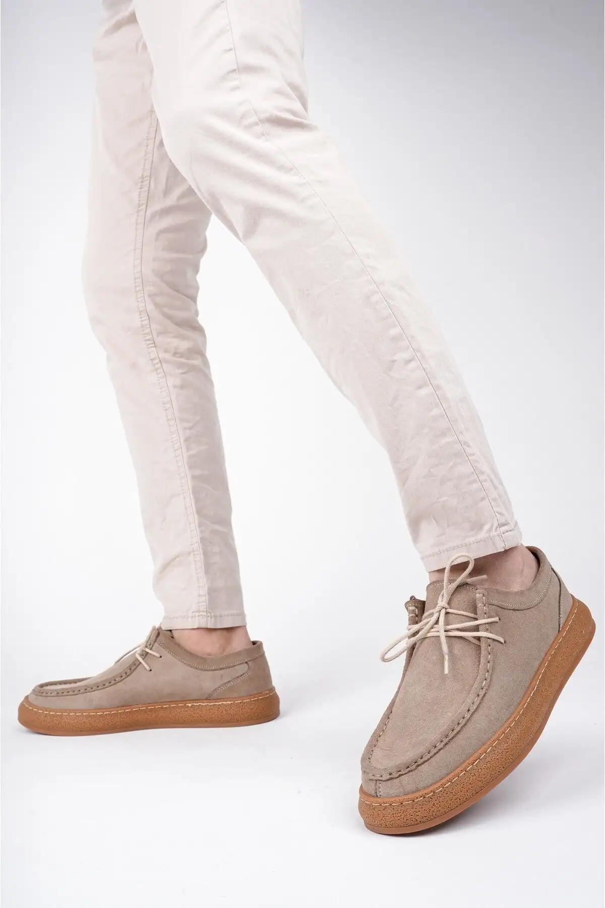 کفش روزمره مردانه کلاسیک سانچز با رویه چرم طبیعی و طراحی اورتوپدیک با بند - 4011 کفش روزمره مردانه کلاسیک سانچز با رویه چرم طبیعی و طراحی اورتوپدیک با بند - 4011