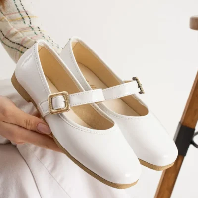 کفش اداری زنانه باله راحت و سبک بدون صدا، ортپدیک، مناسب برای استفاده روزمره، مناسب برای خانه، دفتر و فضای باز - 4235