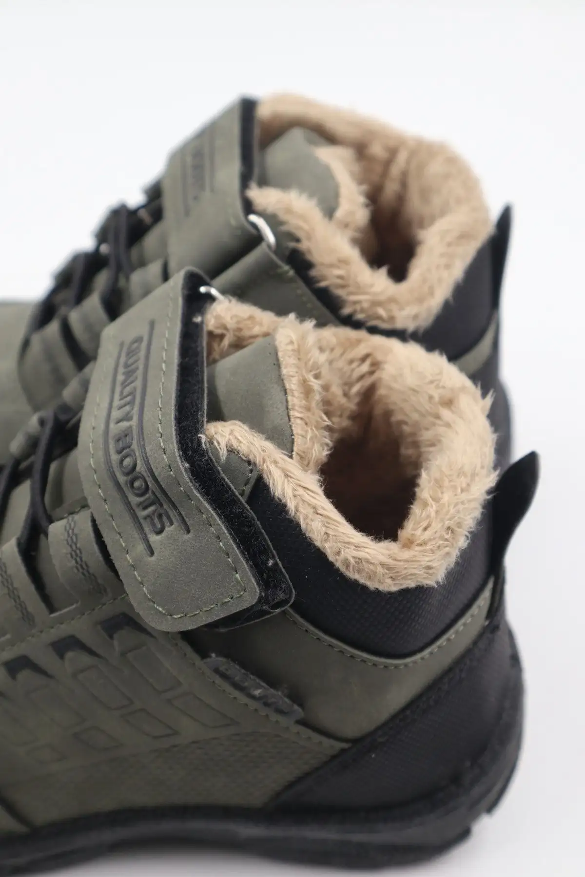 کفش پسرانه چکمههای روزمره کلاهدار پشمدار مقاوم در برابر سرما برای کودکان - 4486 کفش پسرانه چکمههای روزمره کلاهدار پشمدار مقاوم در برابر سرما برای کودکان - 4486