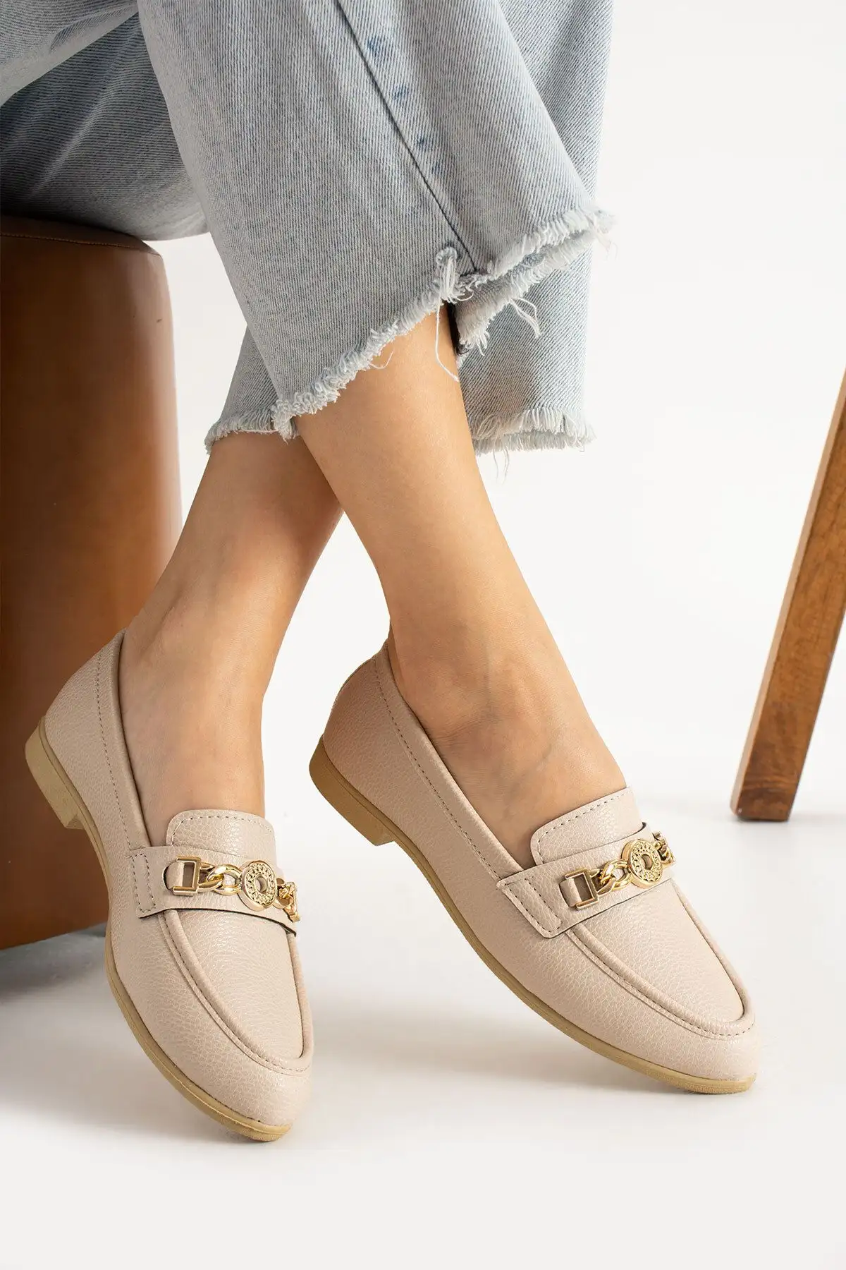 کفش تخت زنانه راحتی طبی (بابت) برای مادر، سبک و با کفی راحت، مناسب استفاده روزمره 217-1 - 4520