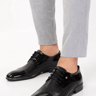 کفش روزمره مردانه 1. داماد لباس 2. مهمانی لباس 3. مناسب برای کت و شلوار 4. کلاسیک براق - 4014