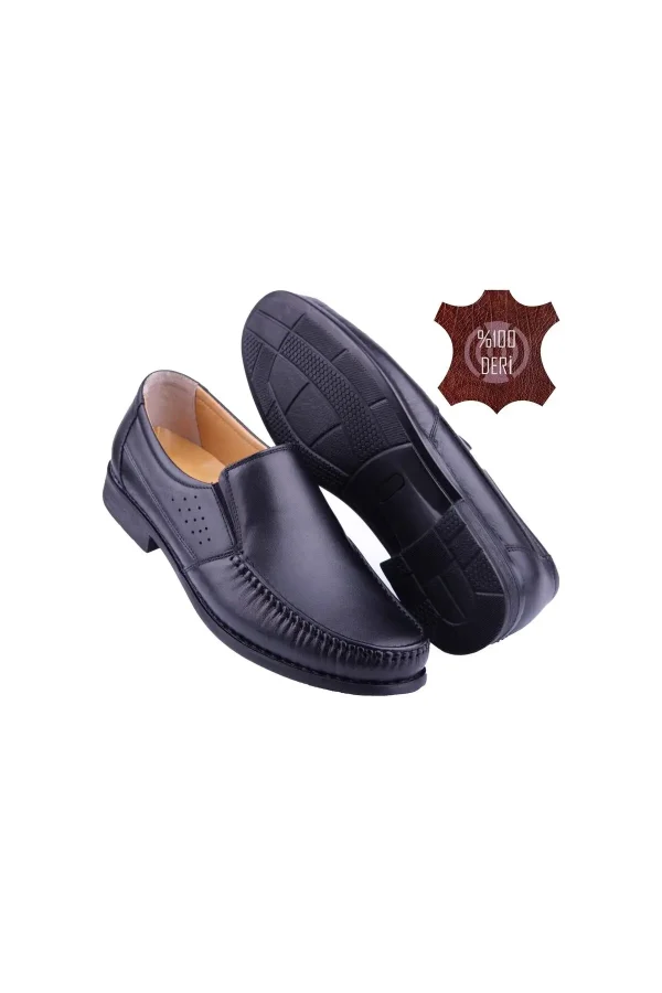 کفش روزمره مردانه راحتی تمام ارتوپدیک از جنس چرم طبیعی داخلی و خارجی 060sk - 4032