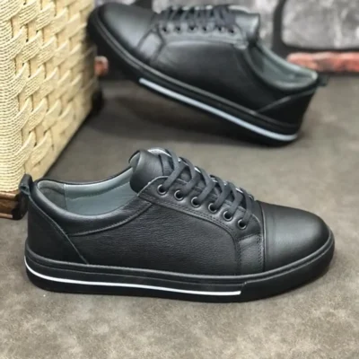 کفش روزمره مردانه کفش مردانه تمام اورتوپدیک از چرم طبیعی - 3206