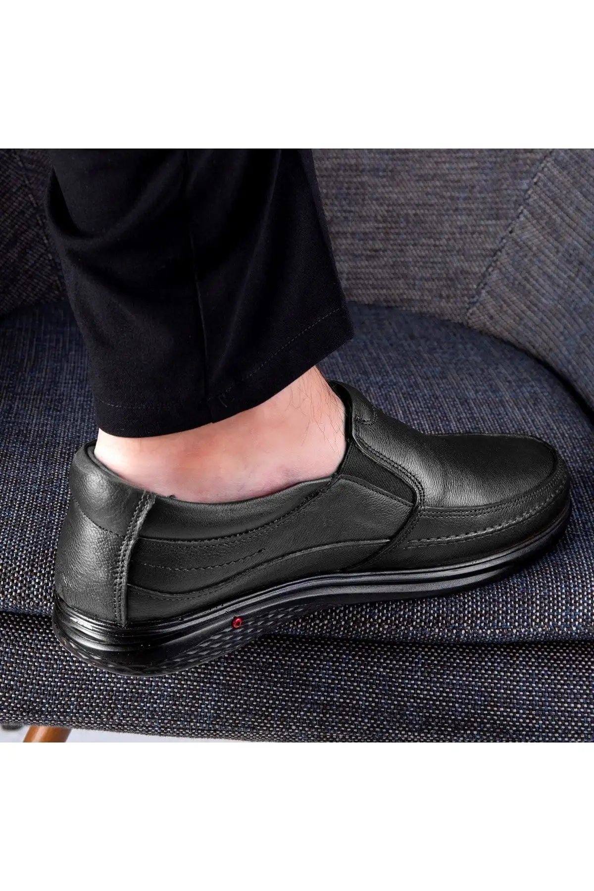 سایز بزرگ مردانه کفش راحتی مردانه اورتopedیک چرم طبیعی، کفش پدر، کفش اورتopedیک - 3477 سایز بزرگ مردانه کفش راحتی مردانه اورتopedیک چرم طبیعی، کفش پدر، کفش اورتopedیک - 3477