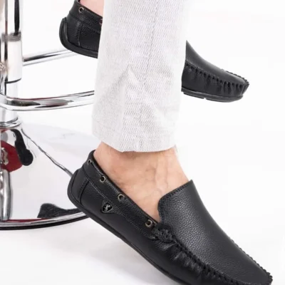 کفش روزمره مردانه لوفر مشکی روگ - 5312