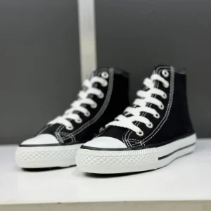کفش پسرانه کفش ورزشی مشکی Converse بچگانه بلند - 3734