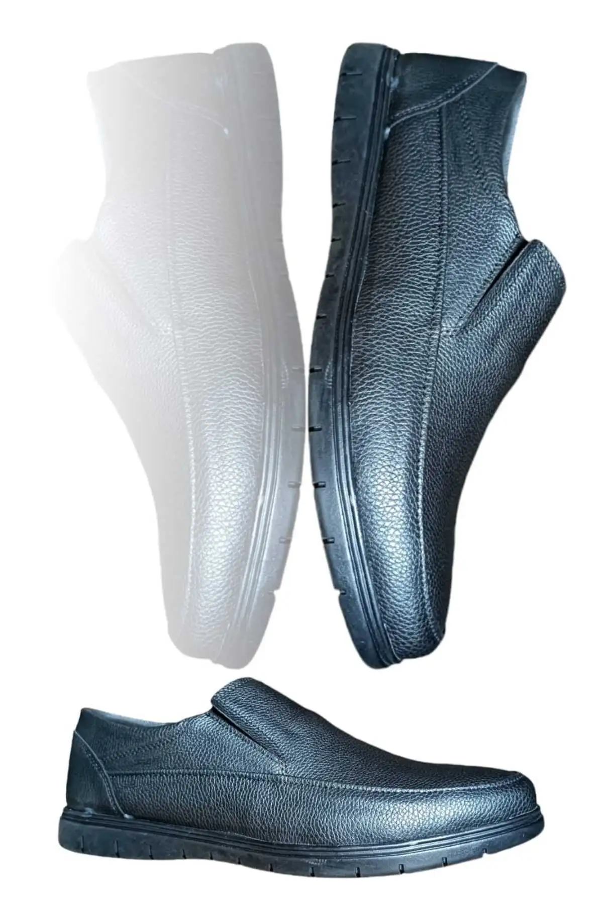 کفش روزمره مردانه   مشکی چرمی مصنوعی  پدر طراحی کلاسیک و مدرن - 4660 کفش روزمره مردانه مشکی چرمی مصنوعی پدر طراحی کلاسیک و مدرن - 4660