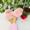 کفش راحتی خانه دمپایی خانگی پشمالو بی‌صدا - 3983