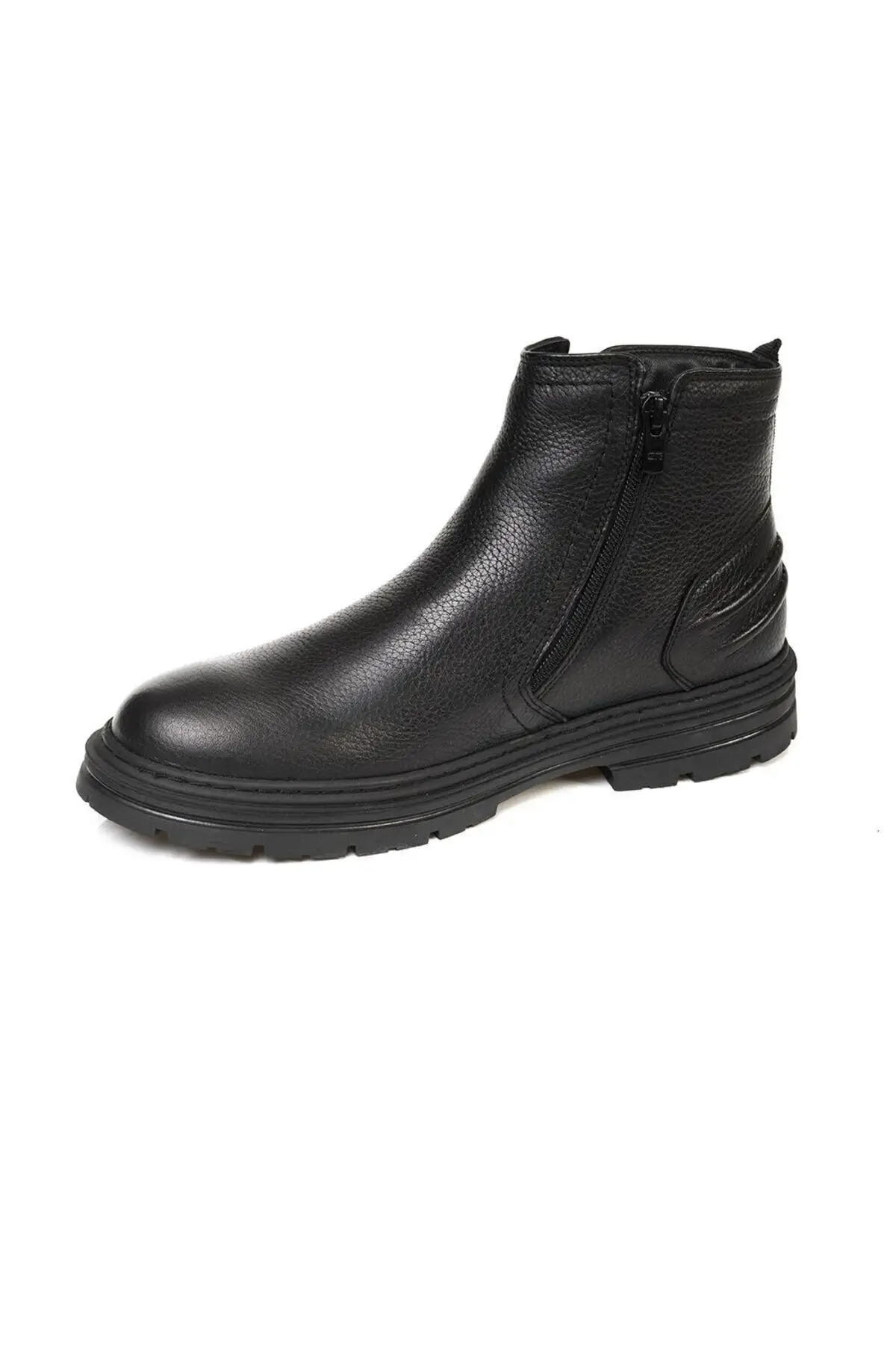 بوت مردانه چکمه کژوال  مشکی از چرم طبیعی 3K1KB75169 - 4956 بوت مردانه چکمه کژوال مشکی از چرم طبیعی 3K1KB75169 - 4956