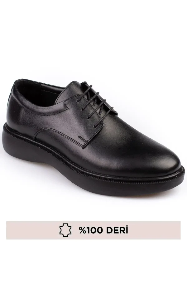 کفش رسمی مردانه کفش مردانه چرم طبیعی با لژ ضخیم - 3927