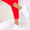 کفش تخت زنانه کفش ورزشی زنانه سفید 15732 - 3788