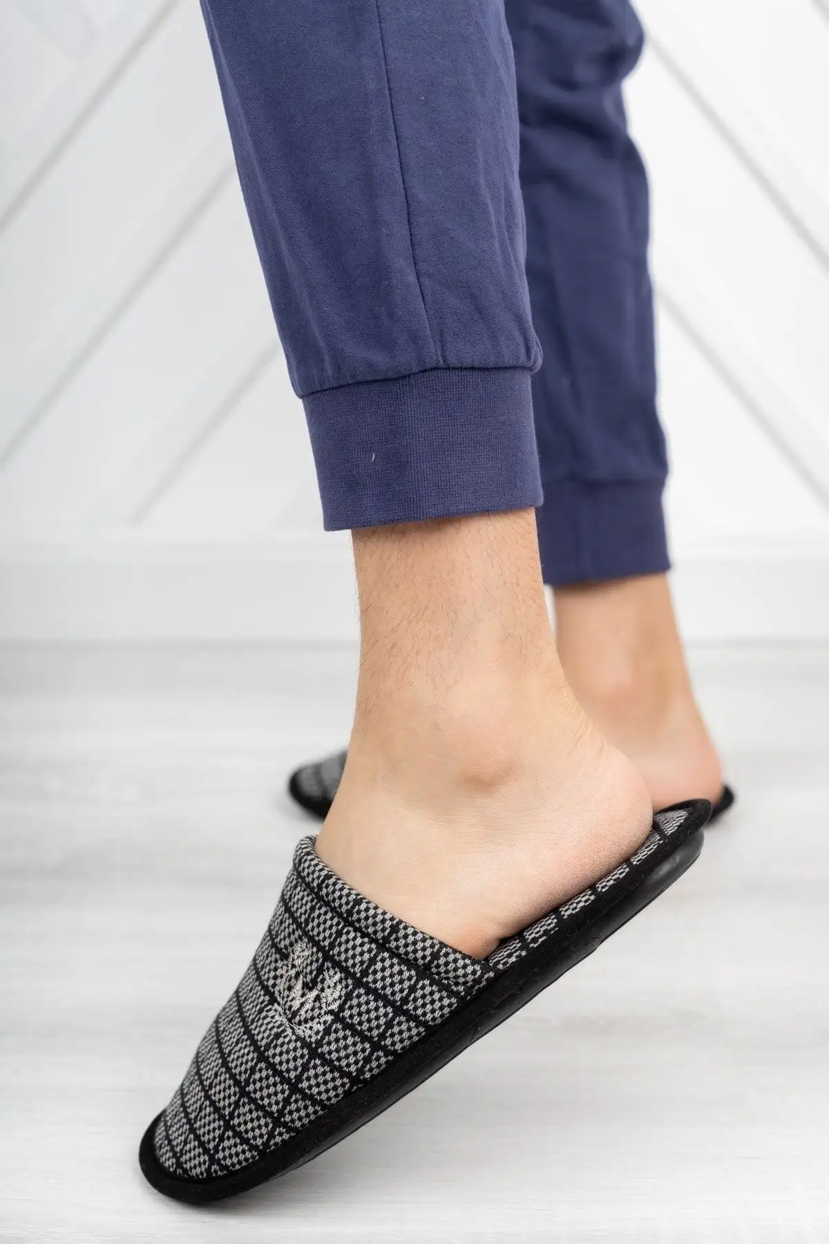 کفش راحتی خانه مردانه / دمپایی مهمان / دمپایی زمستانی / دمپایی مهمان - 4620